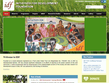 Tablet Screenshot of idfdevelopment.org